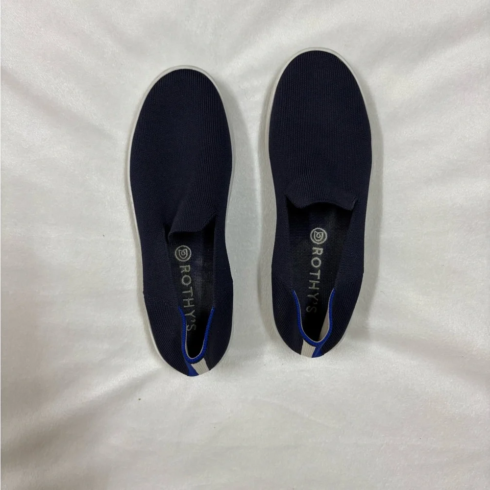 Rothy's Men's Dark Blue Slip-Ons